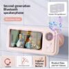 a9018ed8-97ce-4c97-a788-8d8db1f1915d_trans.jpeg Bathroom Waterproof Mobile Phone Box Bluetooth Speaker Audio Bath TV Stand Mobile Phone Holder 360 Degree Rotation Touch Screen