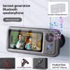 ca804748-6505-4a02-b94f-7d50b3d36854_trans.jpeg Bathroom Waterproof Mobile Phone Box Bluetooth Speaker Audio Bath TV Stand Mobile Phone Holder 360 Degree Rotation Touch Screen